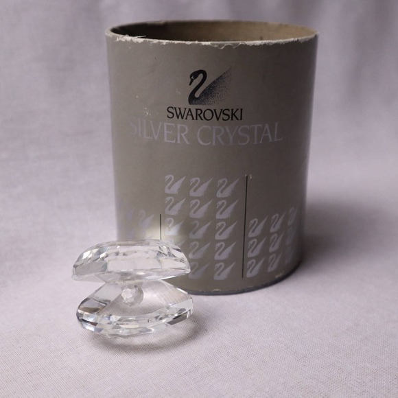 Swarovski Other - Swarovski Oyster with Pearl Crystal Full Lead Crystal Figurine‎ Made in Austria